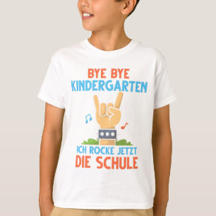 Schulanfang Einschulung Schulkind Rock die Schule T-Shirt