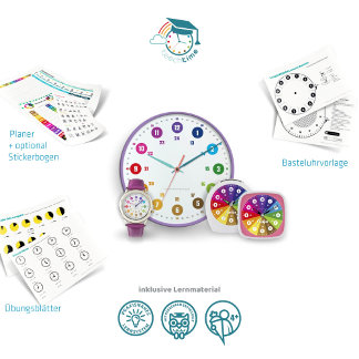 Schulanfangsgeschenk Lernuhr Kinder-Armbanduhr Watch