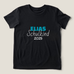 Schulkind 2025 - blau Einschulung T-Shirt Tri-Blend Shirt