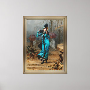 Schutz vor dem Sturm by Frederik Hendrik Kaemmerer Canvas Print