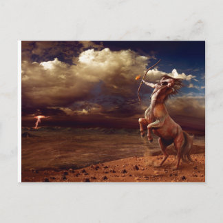 Schütze - Postkarte Postcard