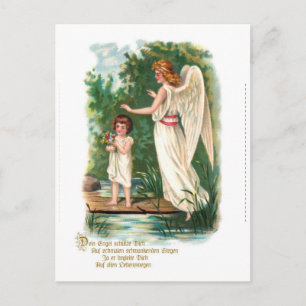 Schutzengel am Steg Postcard