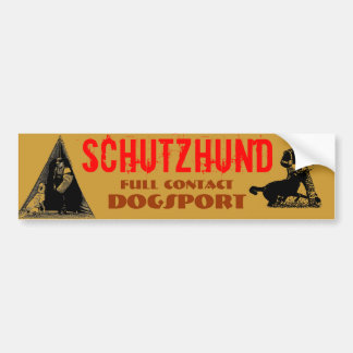 Schutzhund Bumper Sticker