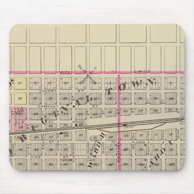 Schuyler and Leigh, Nebraska Mouse Mat (Front)