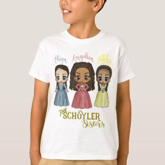 Schuyler Sisters - Kawaii Art by Mary Layton T-Shirt