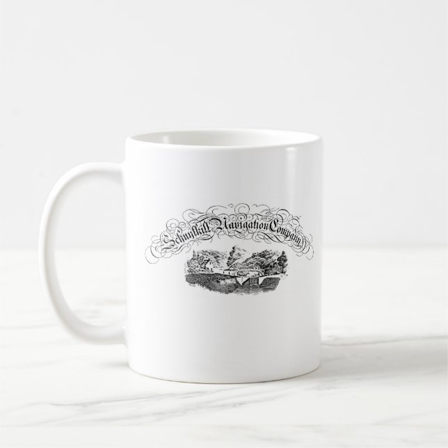 Schuylkill Navigation Company Stock Certificate Coffee Mug (Left)