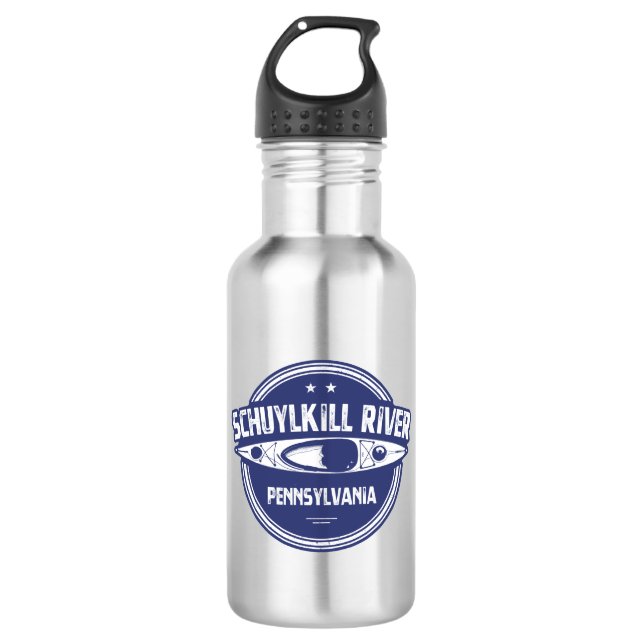 Schuylkill River, Pennsylvania 532 Ml Water Bottle (Front)