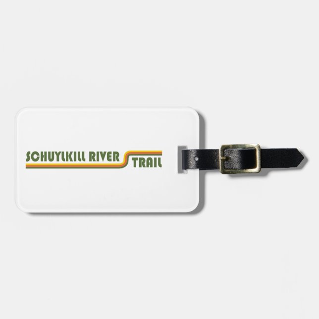 Schuylkill River Trail Luggage Tag (Front Horizontal)