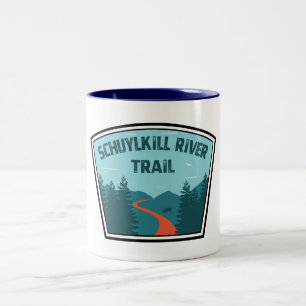 Schuylkill River Trail Two-Tone Coffee Mug