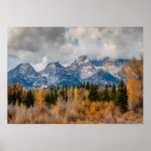Schwabacher Landing Grand Teton National Park Poster