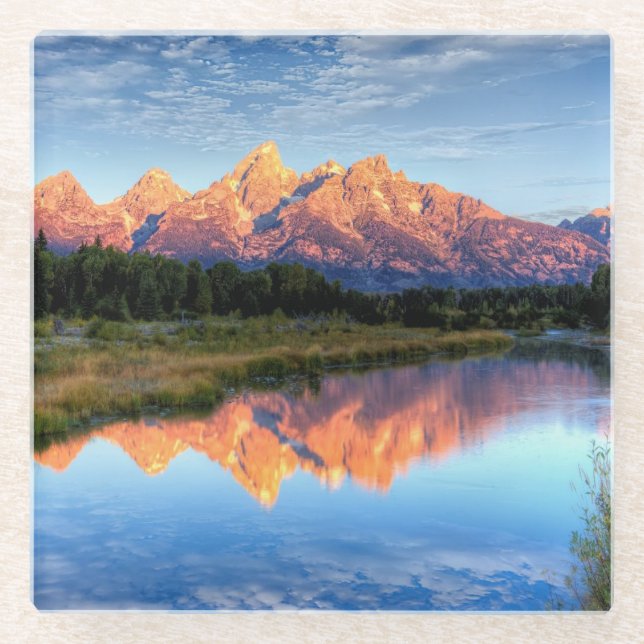 Schwabacher's Landing Glass Coaster (Front)