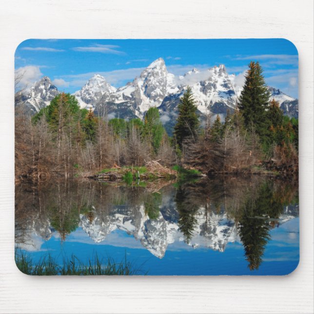 Schwabacher's Landing, Grand Teton Mouse Mat (Front)