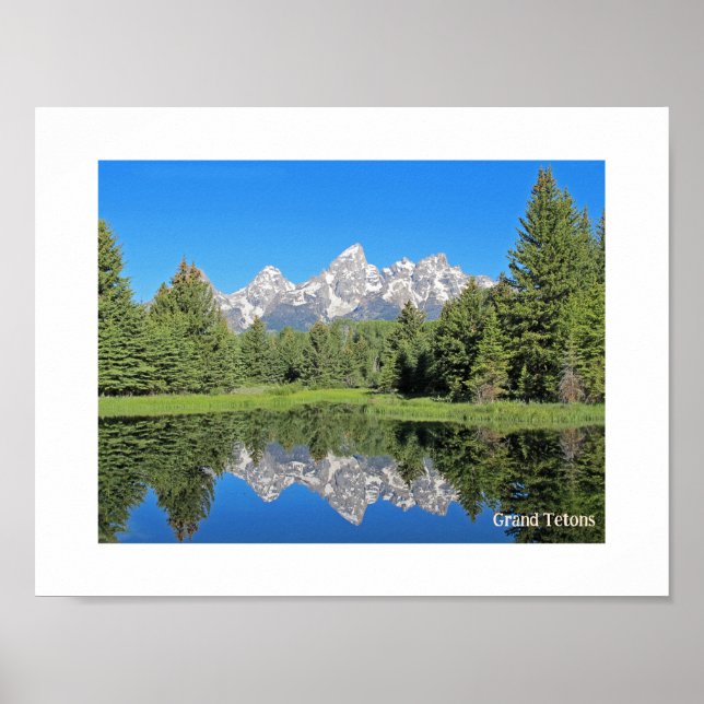 Schwabacher's Landing, Grand Teton NP Poster (Front)