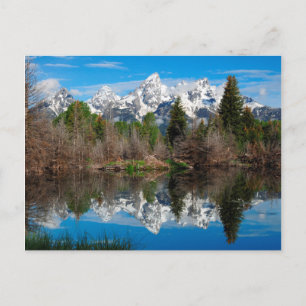 Schwabacher's Landing, Grand Teton Postcard