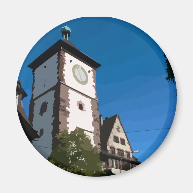 Schwabentor Freiburg Magnet (Front)