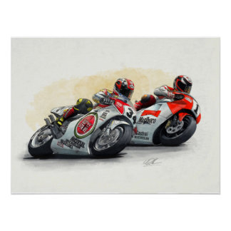 Schwantz and Rainey by Murraymoto Poster