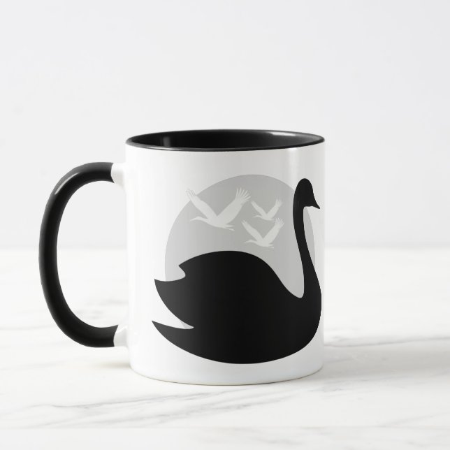 Schwanz-Risiko für Schwarzen Mug (Left)