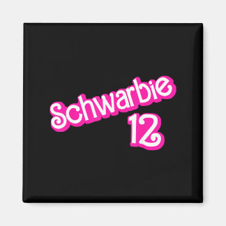 Schwarbie 12 Pink Magnet