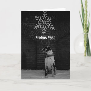 Schwarz Weiß Weihnachtskarten Holiday Card