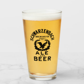 Schwarzenbach Brewing Co. Pint Glass