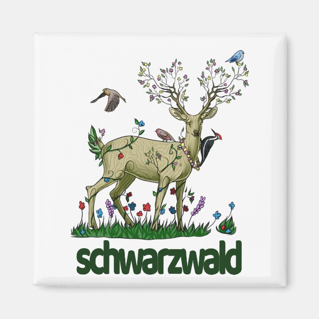 schwarzwald - Black Forest Magnet (Front)