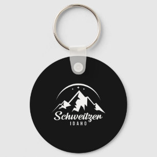 Schweitzer Idaho Ski Resort Skiing Snowboarding Key Ring