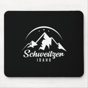 Schweitzer Idaho Ski Resort Skiing Snowboarding  Mouse Mat