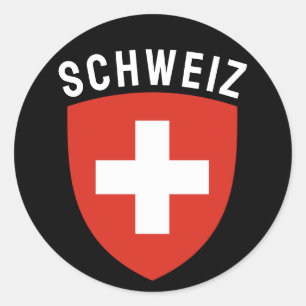 Schweiz (German-speaking Switzerland) Classic Round Sticker