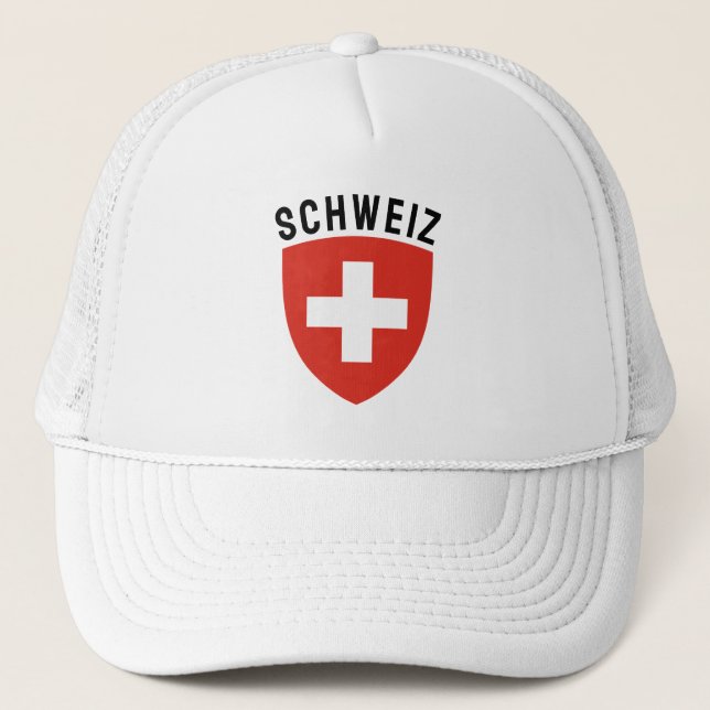 Schweiz (German-speaking Switzerland) Trucker Hat (Front)