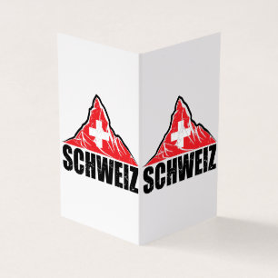 Schweiz Matterhorn Switzerland Flag Vintage