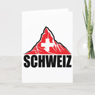 Schweiz Matterhorn Switzerland Holiday Card