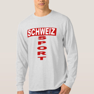 SCHWEIZ SPORT Cendre T-shirt