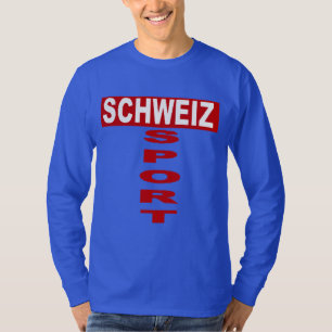 SCHWEIZ SPORT royal blue T-shirt