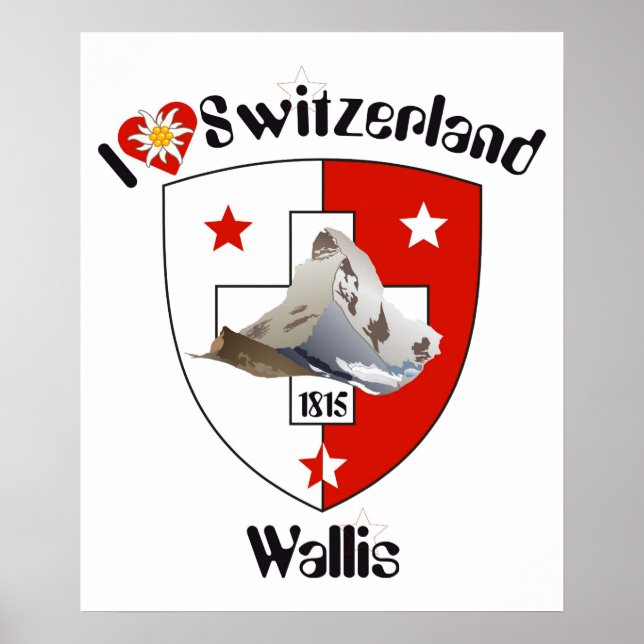 Schweiz, Suisse, Svizzera, Svizra, Switzerland Poster (Front)