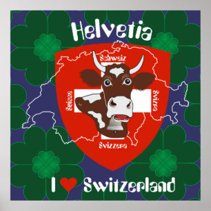 Schweiz, Suisse, Svizzera, Svizra, Switzerland Poster