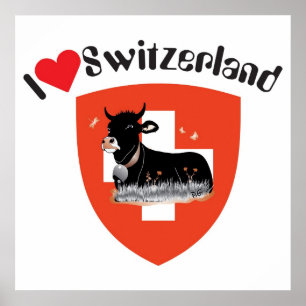 Schweiz, Suisse, Svizzera, Svizra, Switzerland Poster