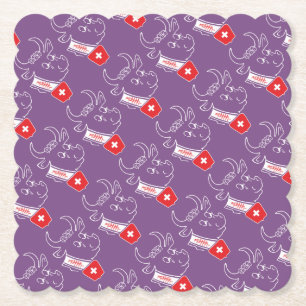 Schweiz - Suisse - Svizzera - Svizra Untersetzer Paper Coaster