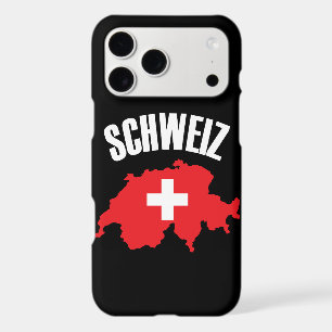 Schweiz Switzerland Map Flag