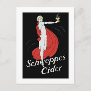 Schweppes Cider Postcard
