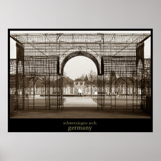 schwetzingen arch poster