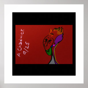 Sci-fi Alien Elder Leader  Poster