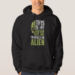 Sci Fi Alien Extraterrestrial Human Costume  Alien Hoodie