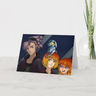 Sci Fi Anime Friends Card