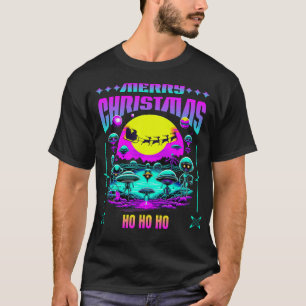 Sci-fi Christmas Aliens T-Shirt