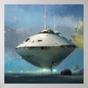 Sci-fi Collection: John Berkey tribute Poster
