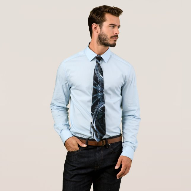 Sci fi Cybertech Cyberpunk Hunter Droid Tie (In Situ)