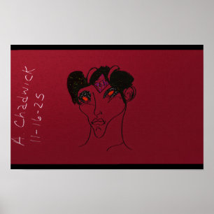 Sci-fi Demon Hunter Countess Poster