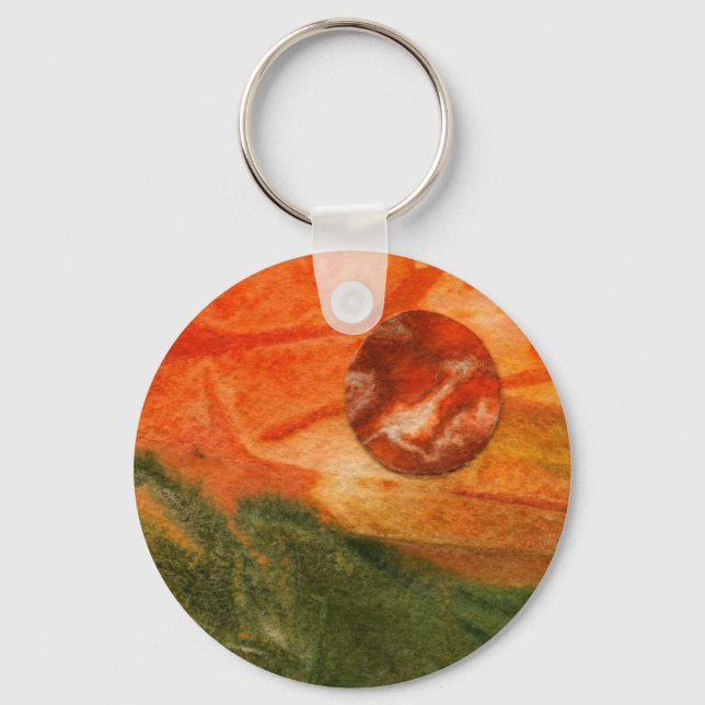 Sci-Fi - fantasy alien space planet worlds         Key Ring (Front)
