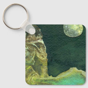 Sci-Fi - fantasy alien space planet worlds Key Ring
