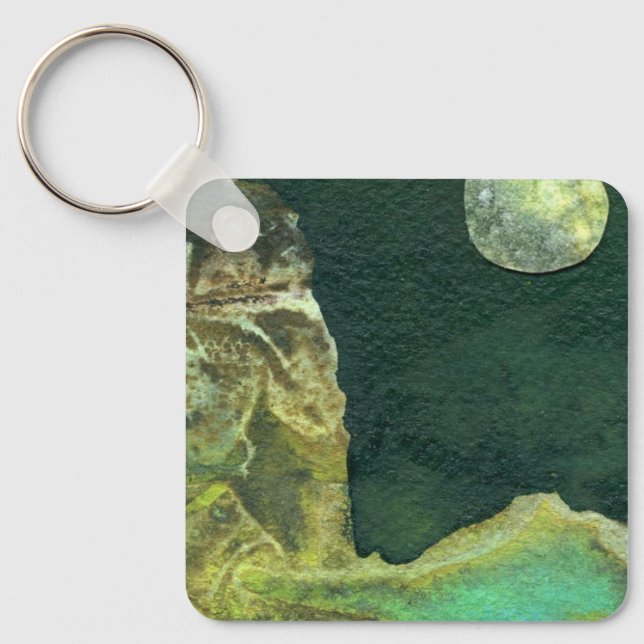 Sci-Fi - fantasy alien space planet worlds         Key Ring (Front)